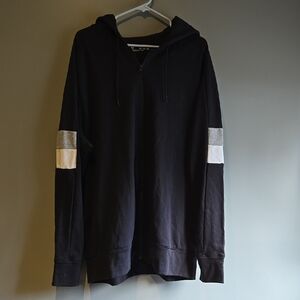 Men's Black and Gray Hoodie